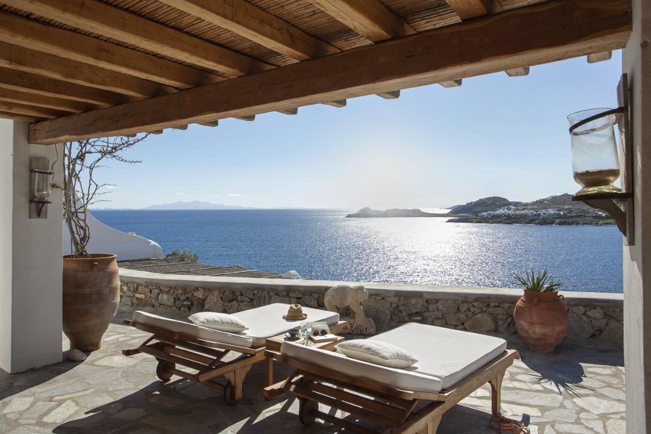 Beachfront Mykonos Guest House Ornos  Bagian luar foto