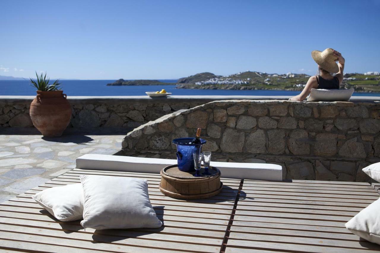 Beachfront Mykonos Guest House Ornos  Bagian luar foto