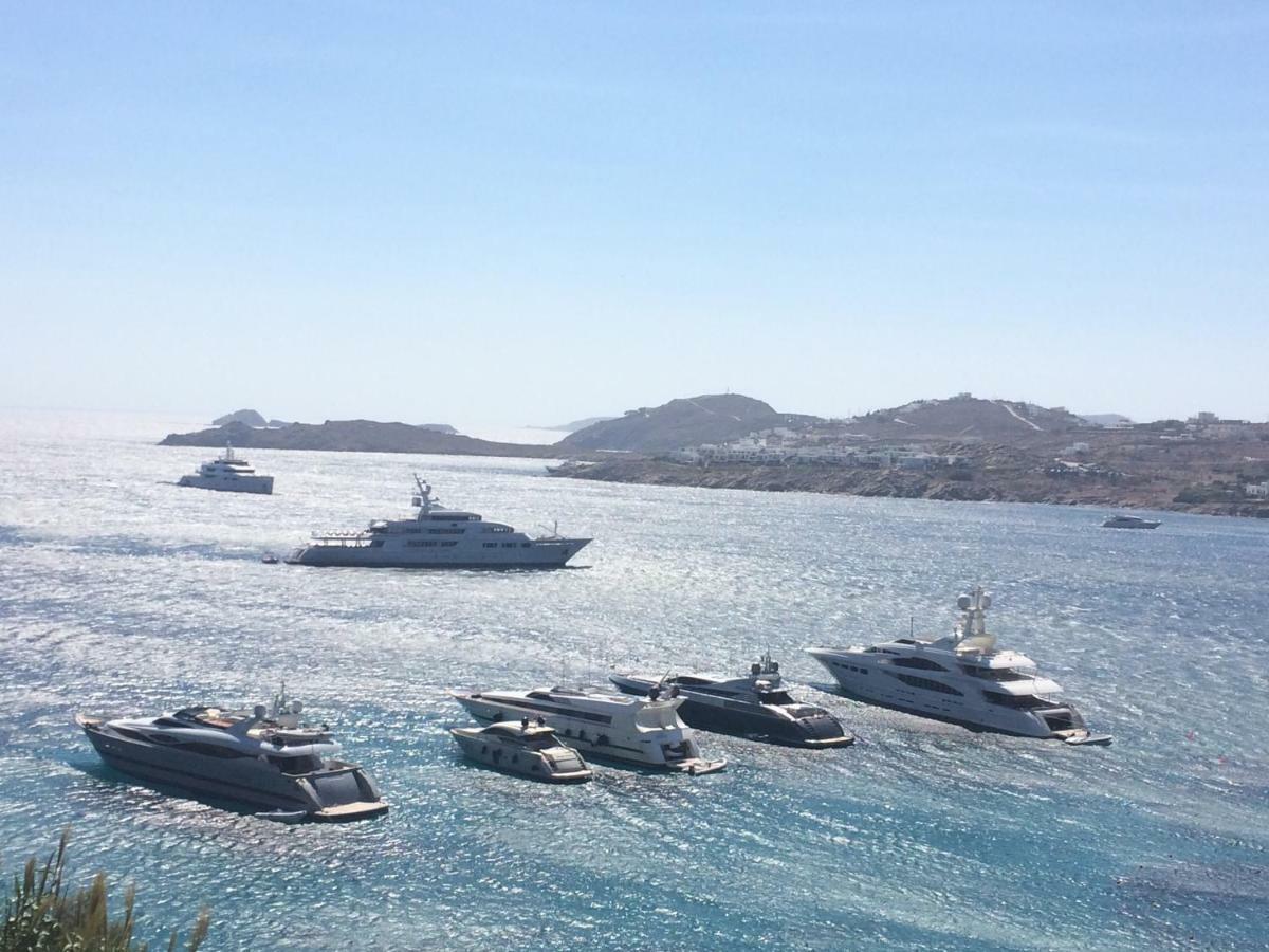 Beachfront Mykonos Guest House Ornos  Bagian luar foto
