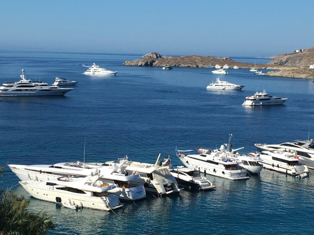 Beachfront Mykonos Guest House Ornos  Bagian luar foto